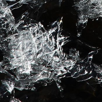 Fotografie getiteld "Ice Crystals" door Elke Matthaeus, Origineel Kunstwerk