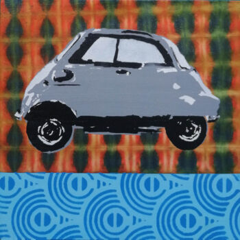 Картина под названием "Isetta" - Elke Thiébaut, Подлинное произведение искусства, Акрил