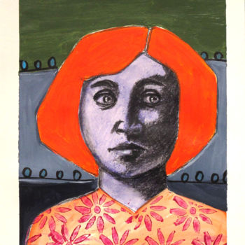 "Sans titre (20)" başlıklı Tablo Elke Thiébaut tarafından, Orijinal sanat, Akrilik
