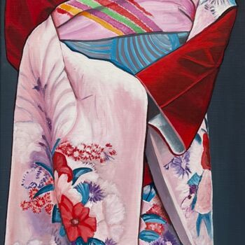 Painting titled "Geisha20" by Ella Joosten, Original Artwork, Acrylic