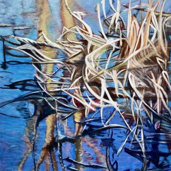 Malerei mit dem Titel "reflection 8" von Ella Joosten, Original-Kunstwerk, Acryl