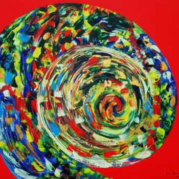 Peinture intitulée "colors of longing" par Ella Kleedorfer-Egger, Œuvre d'art originale, Acrylique