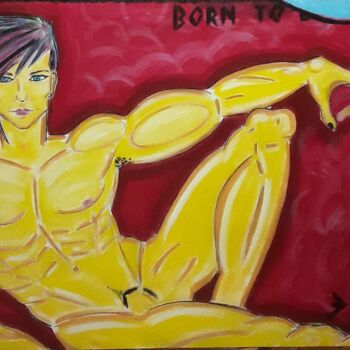 "Born to..." başlıklı Tablo Ella Manhattan tarafından, Orijinal sanat, Akrilik