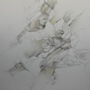 Картина под названием "abstract9" - Ella Barsky, Подлинное произведение искусства, Масло