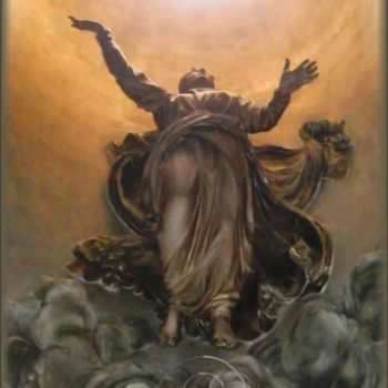 Ζωγραφική με τίτλο "cathedrale-metz-sta…" από Ellefenix, Αυθεντικά έργα τέχνης