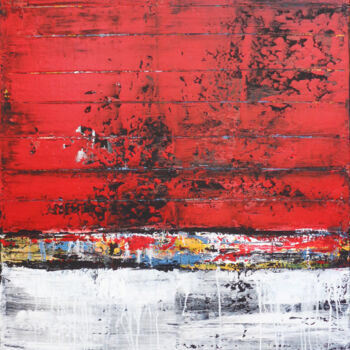 "Red Horizons" başlıklı Tablo Elli Popa tarafından, Orijinal sanat, Akrilik