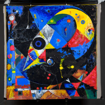 Pittura intitolato "Bird" da Elmir Tatar, Opera d'arte originale, Acrilico