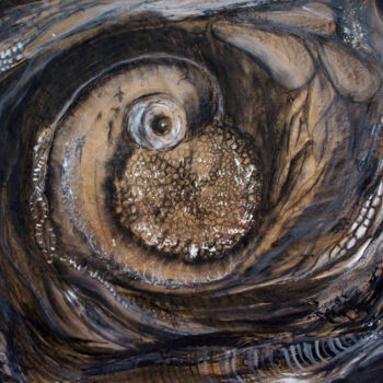 Desenho intitulada "Ocean floor" por Elmira Sharipova, Obras de arte originais, Acrílico