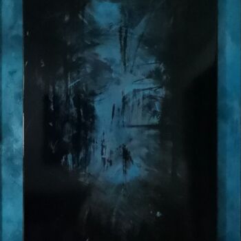 Painting titled "Ondolindë VIII" by Elodie Dollat, Original Artwork, Acrylic Mounted on Wood Panel