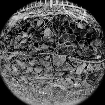 Photographie intitulée "Stone nest" par Elodie.M Richard, Œuvre d'art originale