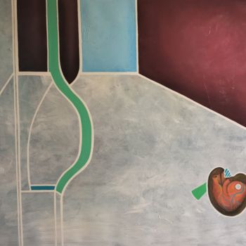 Peinture intitulée "Things of the Heart…" par Elodie M. Richard, Œuvre d'art originale, Acrylique