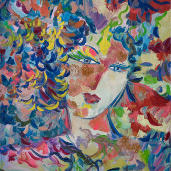 Peinture intitulée "venus-2013-63x50-te…" par Elsa Caselli, Œuvre d'art originale
