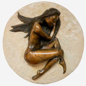 Escultura intitulada "La Fractura" por Elsa Muñoz, Obras de arte originais, Bronze
