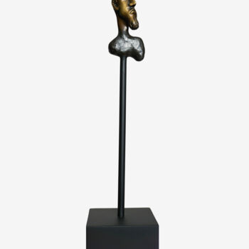 Sculpture titled "Egos 2" by Elsa Muñoz, Original Artwork, Bronze