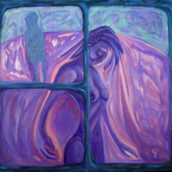 Painting titled "La Ventana" by Elsa Lores, Original Artwork