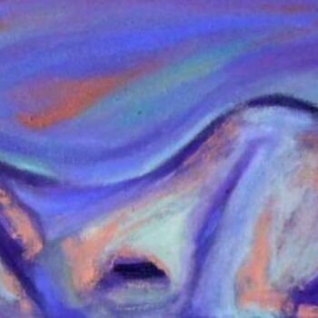 Pintura intitulada "So Sad" por Elsa Lores, Obras de arte originais