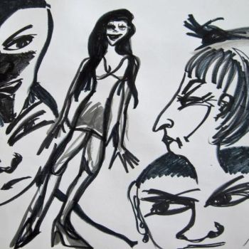 Drawing titled "Envidia II/L' Invid…" by Elsa Lores, Original Artwork