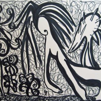 Рисунок под названием "Magia" - Elsa Lores, Подлинное произведение искусства