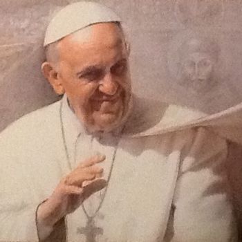 Pintura titulada "Papa Francesco" por Elvio Marchionni, Obra de arte original, Serigrafía