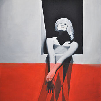 Painting titled "Hands tied" by Elvira Venko, Original Artwork, Oil Mounted on Wood Stretcher frame