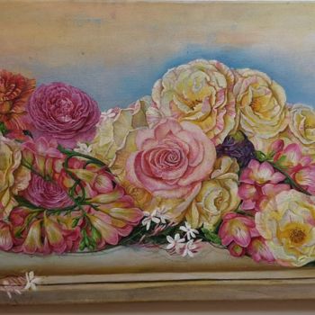 Malarstwo zatytułowany „Waiting for Spring” autorstwa Elvira Arkan, Oryginalna praca, Olej