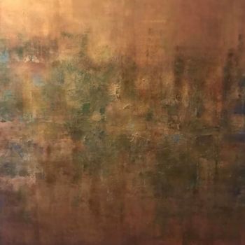 Painting titled "Brume" by Elynguess, Original Artwork, Acrylic