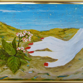 Peinture intitulée "Tylko się nie zakoc…" par Elżbieta Goszczycka, Œuvre d'art originale, Huile