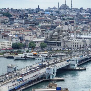 摄影 标题为“Istanbulblue” 由Elzem, 原创艺术品, 数码摄影