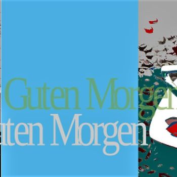 「Guten Morgen」というタイトルのデジタルアーツ Emivitaによって, オリジナルのアートワーク, デジタル絵画