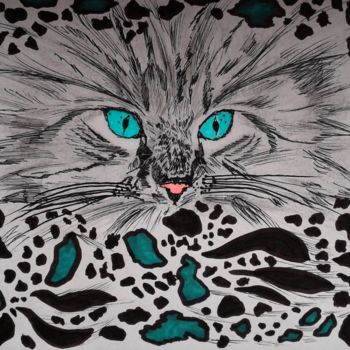 「Cat」というタイトルのデジタルアーツ Emivitaによって, オリジナルのアートワーク, デジタル絵画