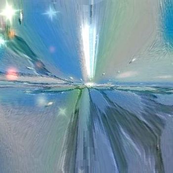 Digital Arts titled "Magisches Licht" by Emivita, Original Artwork, Digital Painting