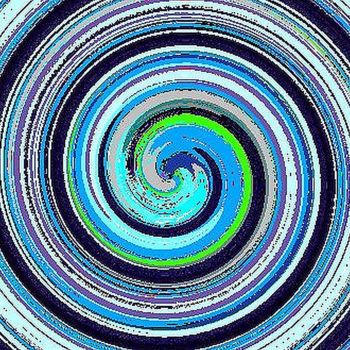 Arts numériques intitulée "Spirale" par Emivita, Œuvre d'art originale, Peinture numérique