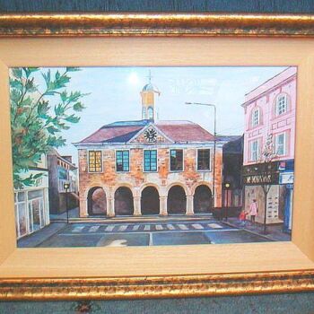 Painting titled "Clonmel, Co.Tippera…" by Ema Gervike, Original Artwork