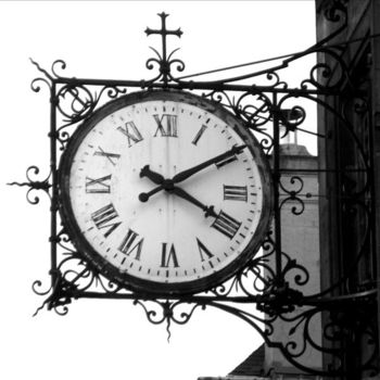 Photography titled "Horloge Ile Saint-L…" by Man, Original Artwork