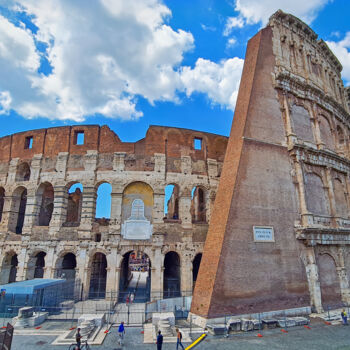 Photography titled "Colosseum, ancient…" by Emaga Travels By Emaga Art, Original Artwork, Digital Photography