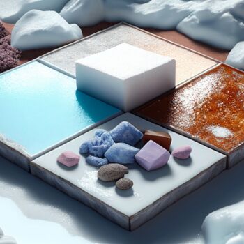 "Salt plates and pan…" başlıklı Dijital Sanat Emaga Travels ✈️ By Emaga.Art 🎨 tarafından, Orijinal sanat, AI tarafından oluşt…