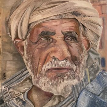 Painting titled "80X60cm" by Eman Al Farran, Original Artwork, Oil
