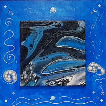 Schilderij getiteld "Whale Song" door Emanuela Lo Presti, Origineel Kunstwerk, Acryl