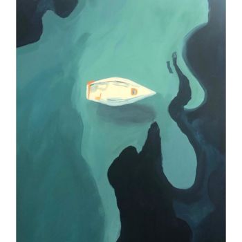 Peinture intitulée "Sea" par Emanuela Tlaga, Œuvre d'art originale, Acrylique