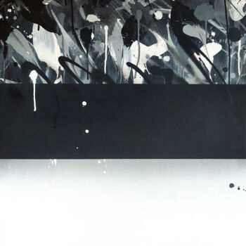 Картина под названием "Blackened 17" - Emanuele Vittorioso, Подлинное произведение искусства, Рисунок распылителем краски Ус…