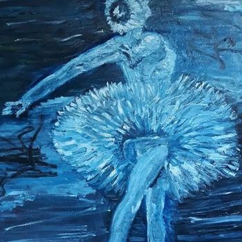 Pintura titulada "la-danseuse" por Oeilme, Obra de arte original, Oleo
