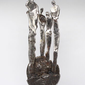 Sculptuur getiteld "GaÏa" door Emeric Toulemonde, Origineel Kunstwerk, Metalen