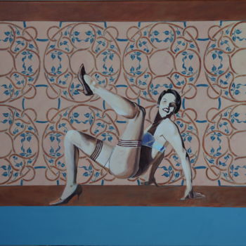 「Lets dance」というタイトルの絵画 Emilia Amaroによって, オリジナルのアートワーク, アクリル