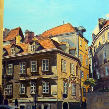 Painting titled "Wien" by Emilia Amaro, Original Artwork, Acrylic