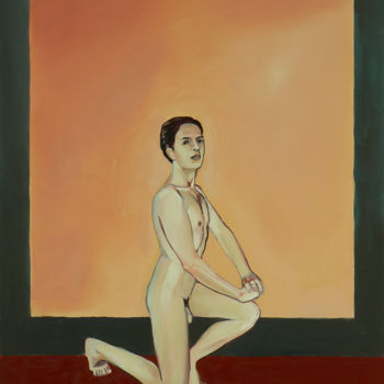Pintura intitulada "Royal pose" por Emilia Amaro, Obras de arte originais, Acrílico