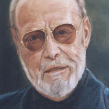 Painting titled "Portrait of late Pr…" by Emil Gutman, Original Artwork