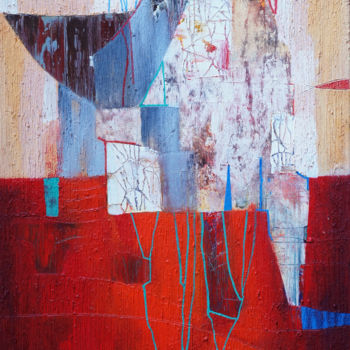 Pittura intitolato "Original Abstrakte…" da Emil Hasenrick, Opera d'arte originale, Acrilico Montato su Altro pannello rigido