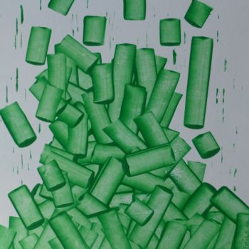 绘画 标题为“Emile G "Empilement…” 由Emile G, 原创艺术品, 水粉
