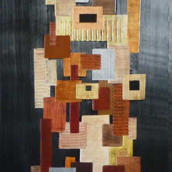 Painting titled "Emile G "Totem" 60…" by Emile G, Original Artwork, Other