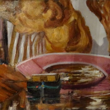 Pittura intitolato "Toulouse, Canal de…" da Emile Paya, Opera d'arte originale, Olio Montato su Telaio per barella in legno